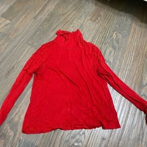 Red Christmas turtle neck